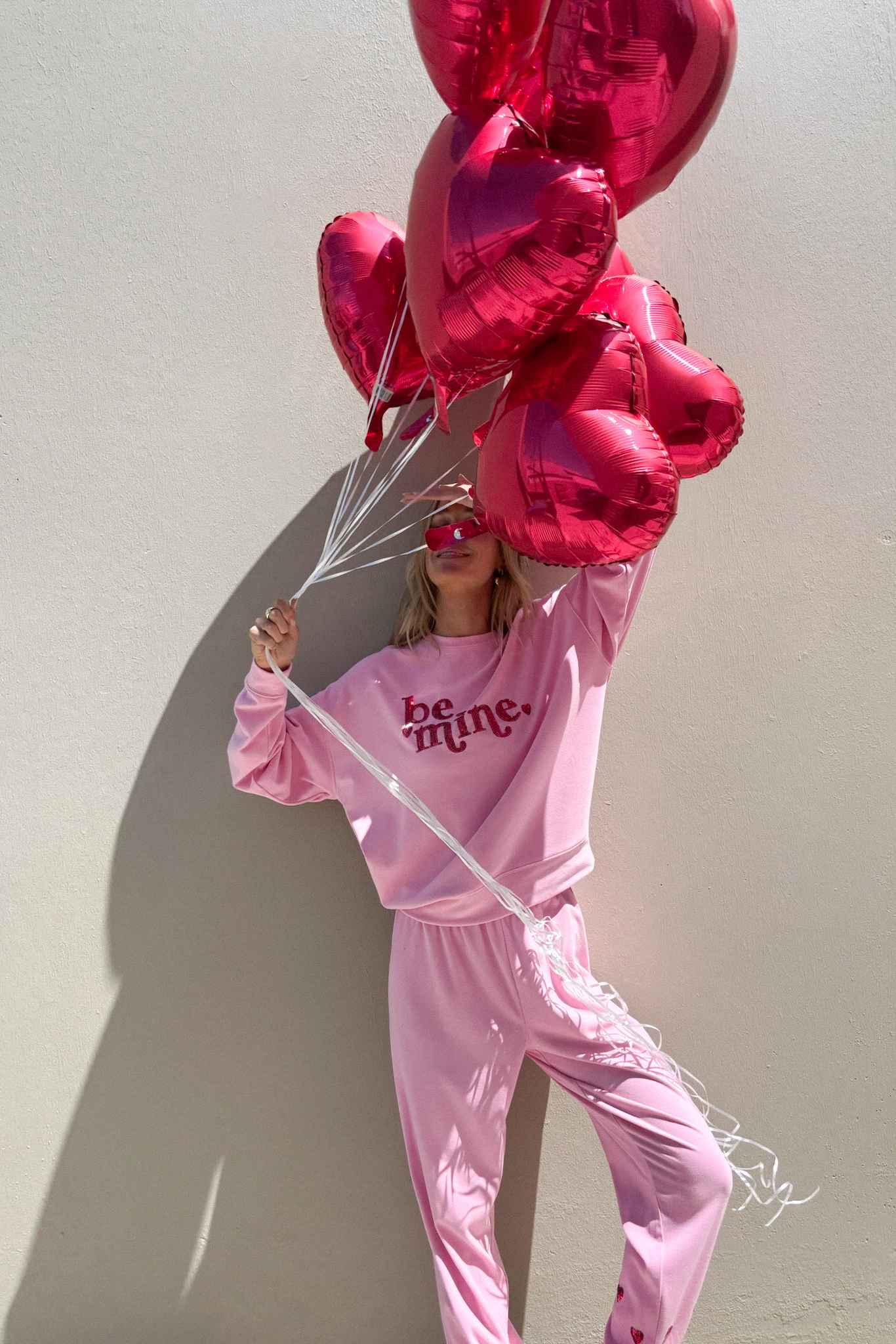 Devyn Oversized Sweatshirt Lovely Pink - Image 10