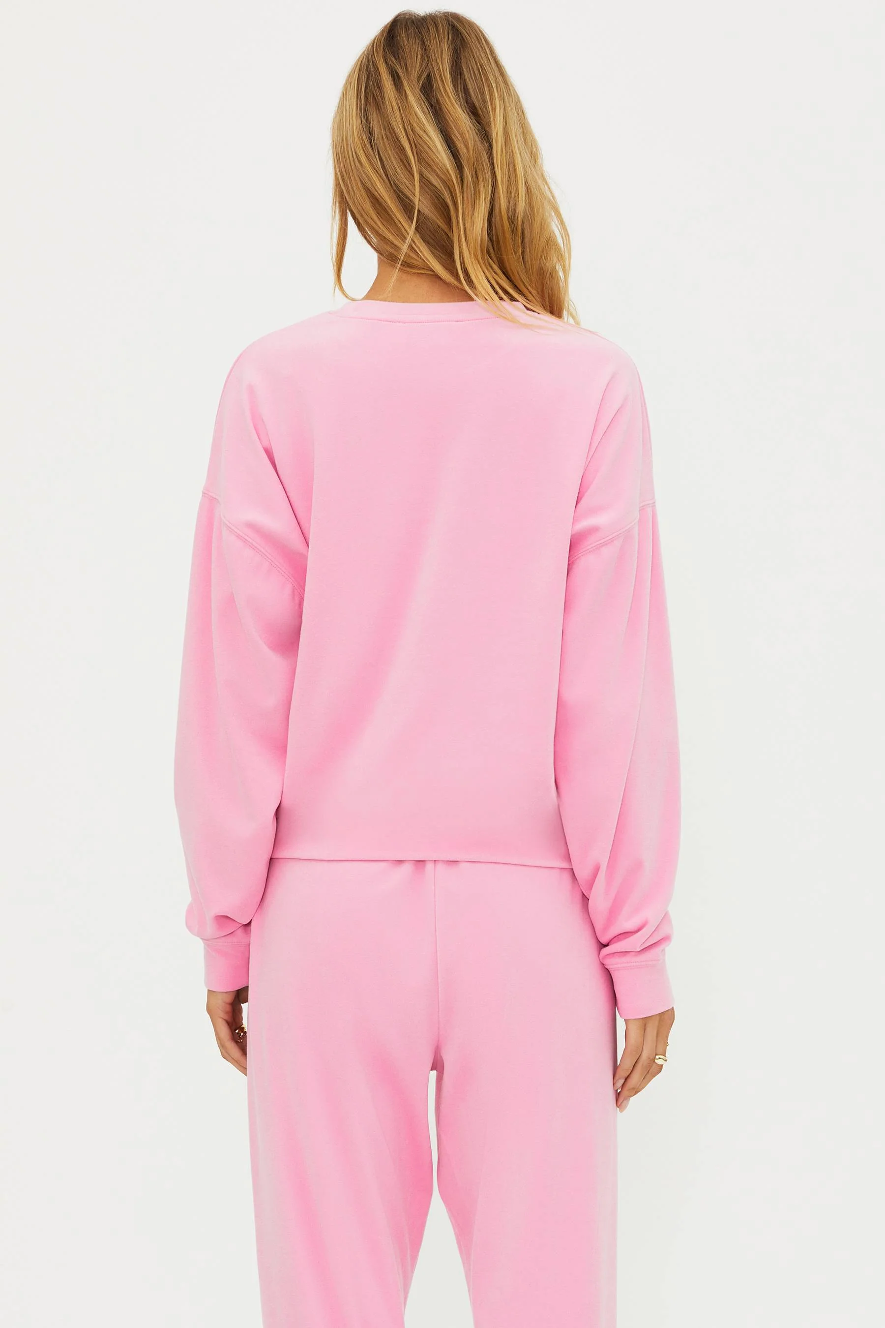 Devyn Oversized Sweatshirt Lovely Pink - Image 8
