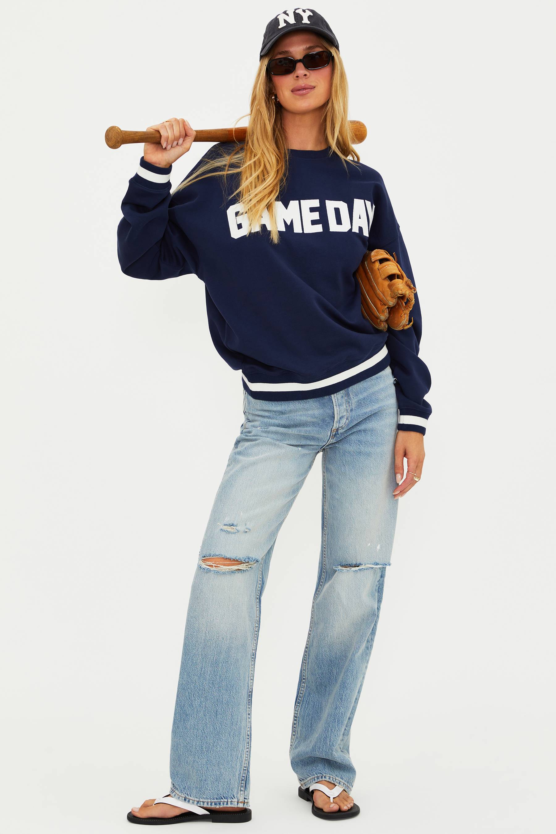 Devyn Sweatshirt Game Day Navy - Image 4