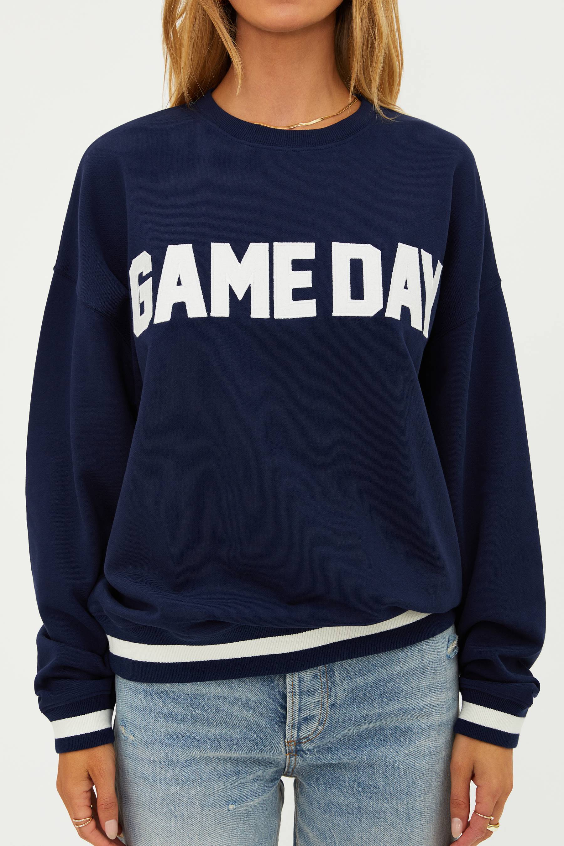 Devyn Sweatshirt Game Day Navy - Image 7