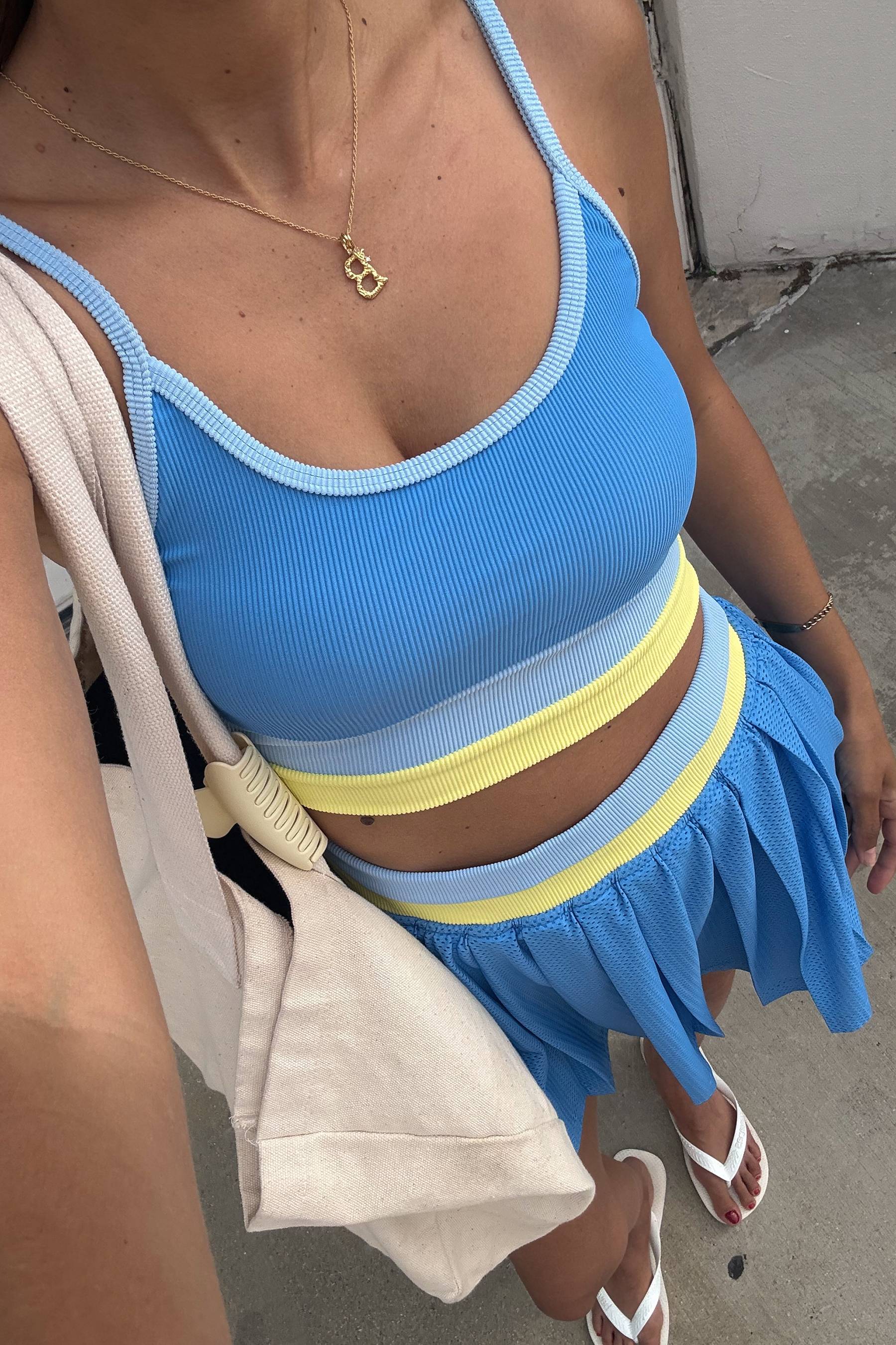 Eva Top Marina Blues Colorblock - Image 10