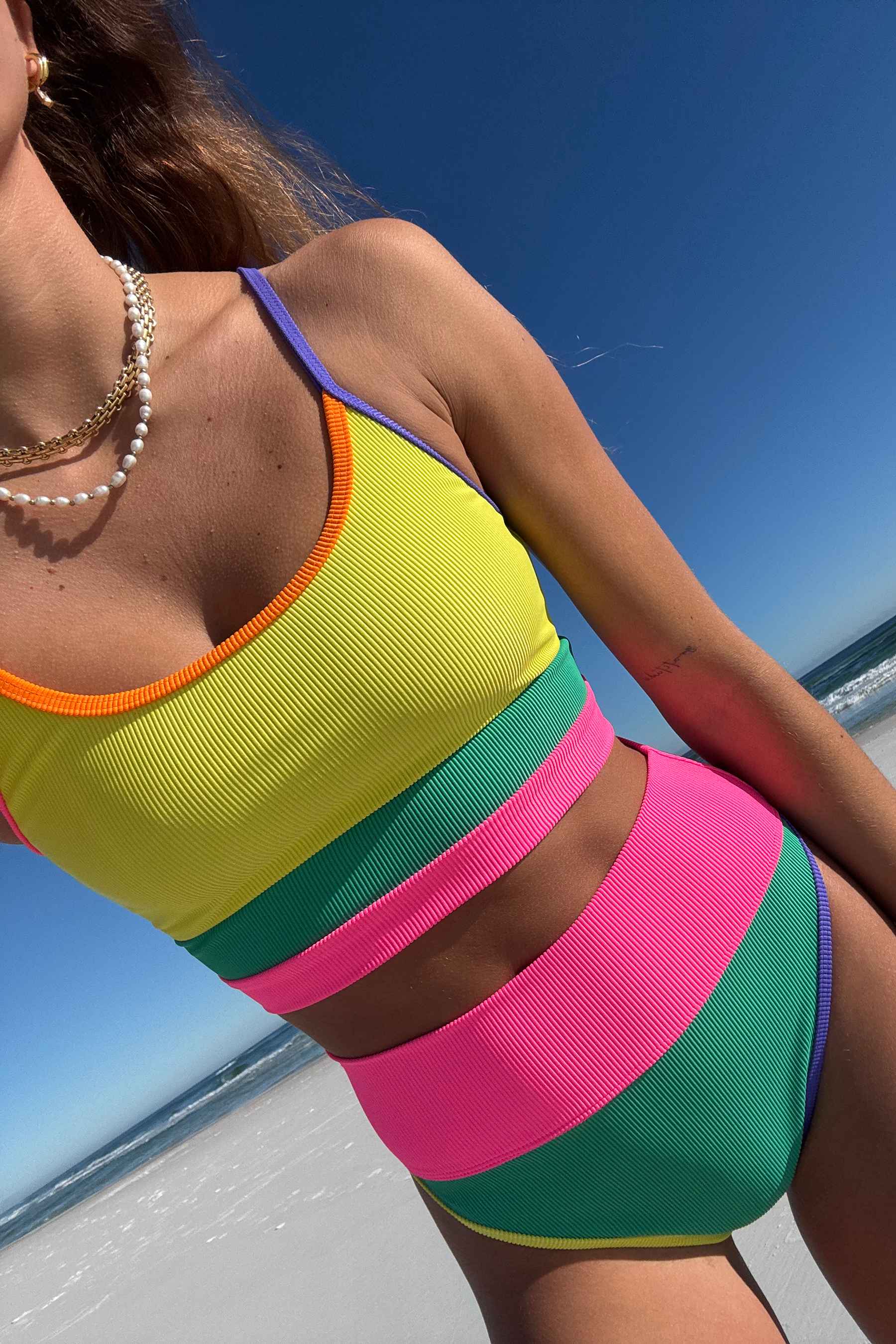 Eva Top Technicolor Colorblock - Image 10