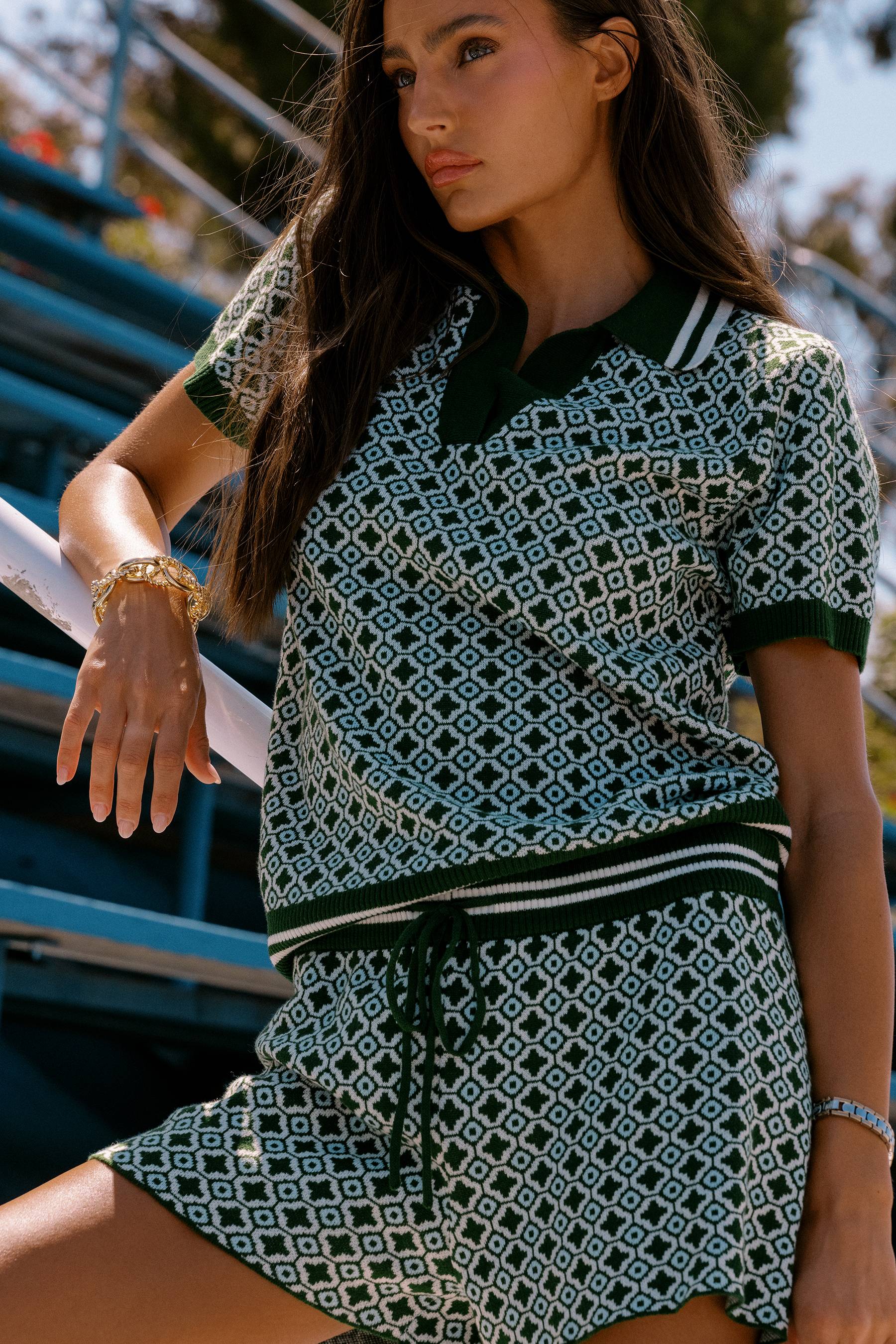 Giana Top Racquet Club Green - Image 3