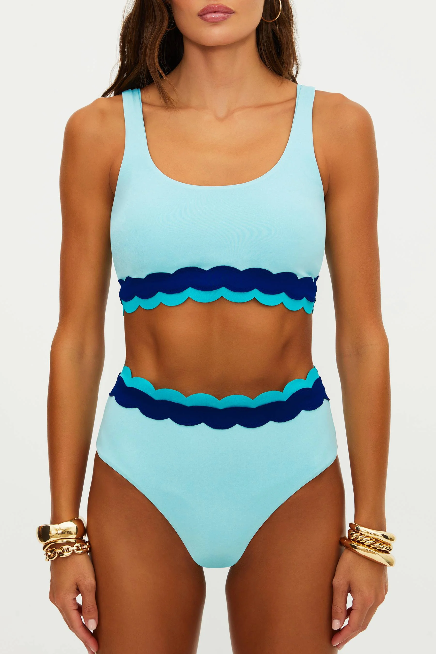 Anthropologie X Beach Riot Marin Top Sweet Winter Blue - Image 5