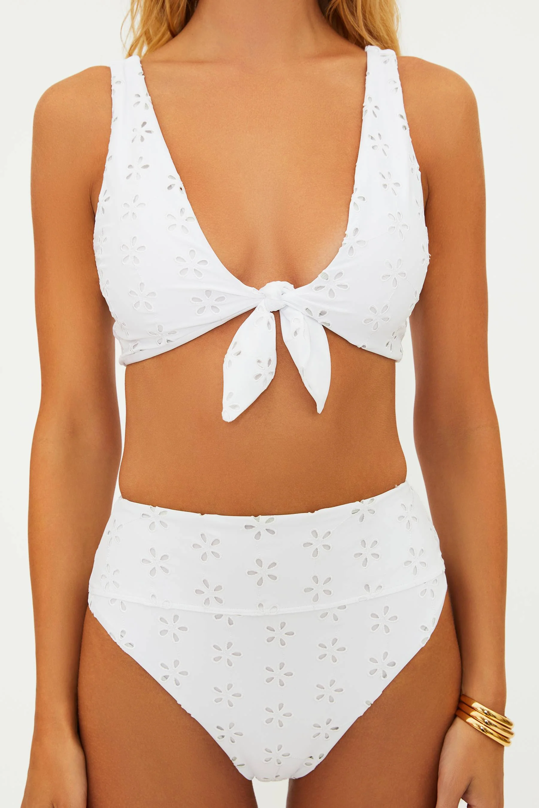 Dallas Top White Magnolia Eyelet - Image 8