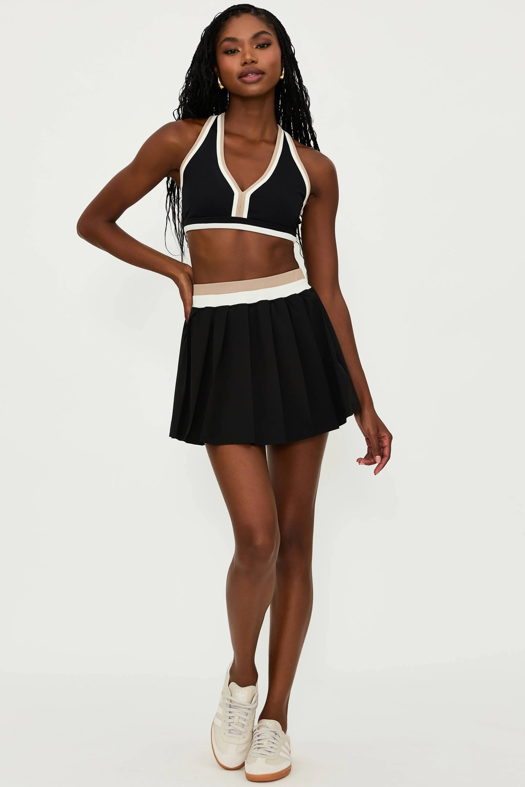 Irina Skirt Sandshell Colorblock - Image 3