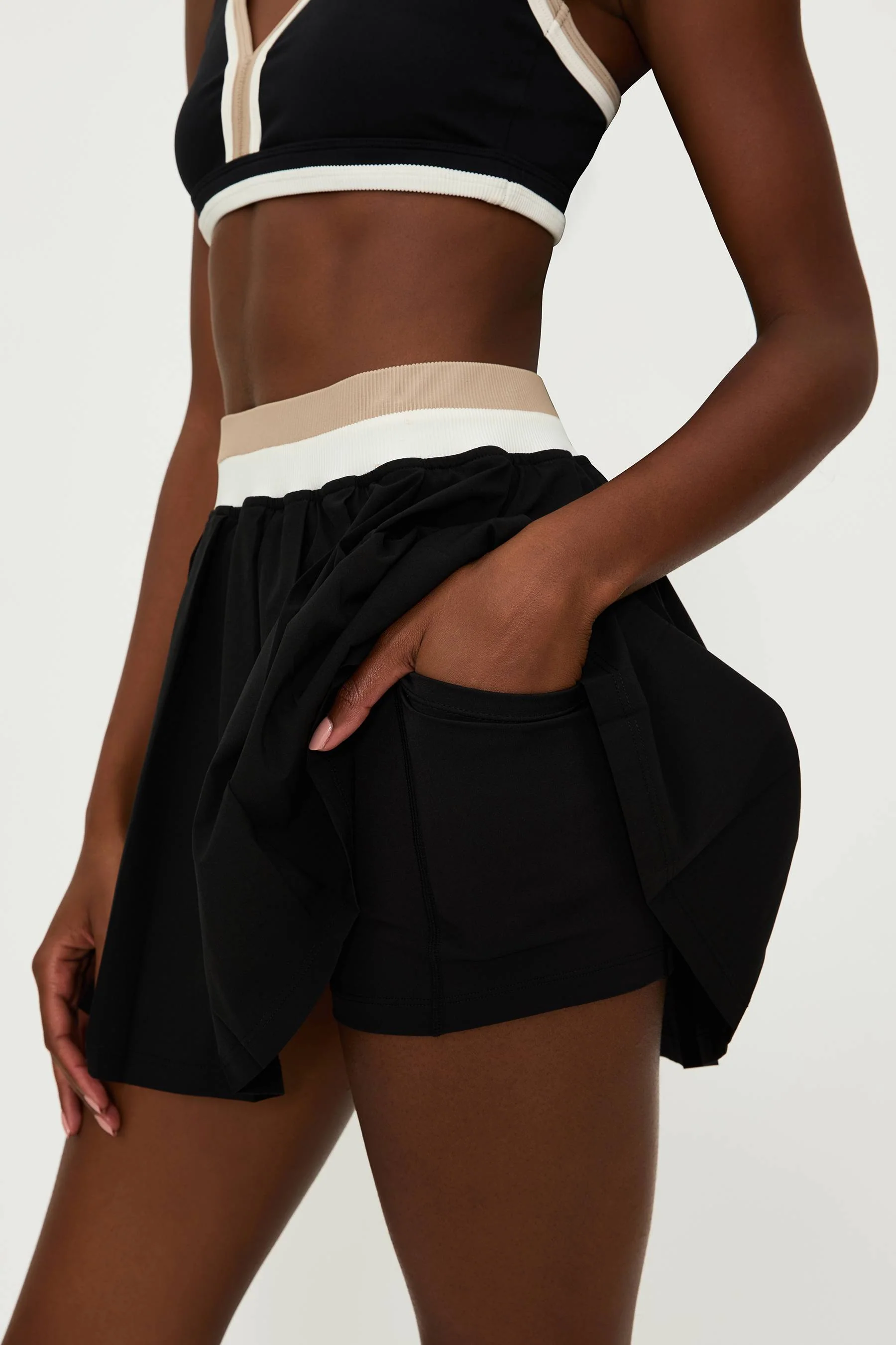 Irina Skirt Sandshell Colorblock - Image 5