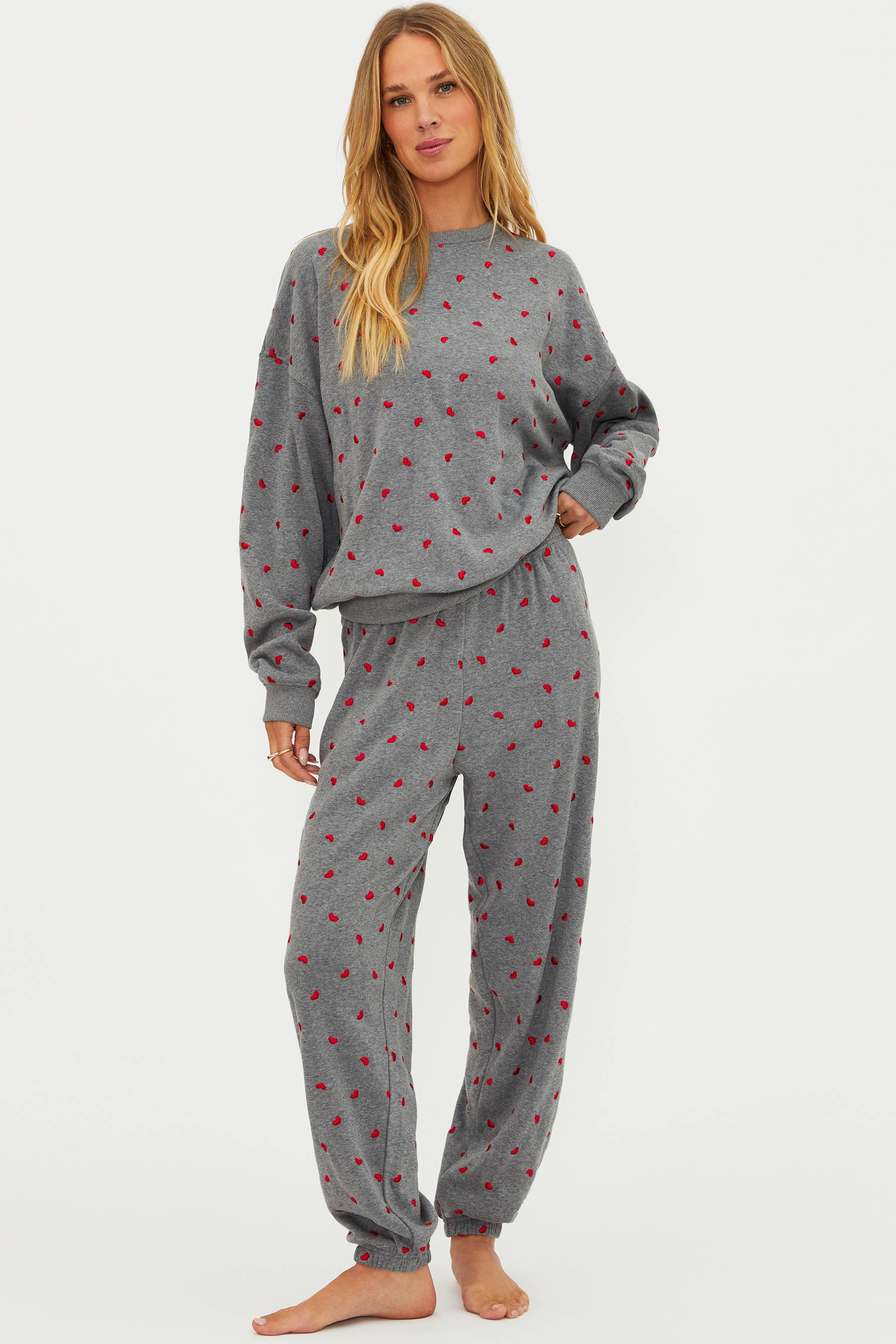 Nash Sweatpant Red Love Hearts - Image 3