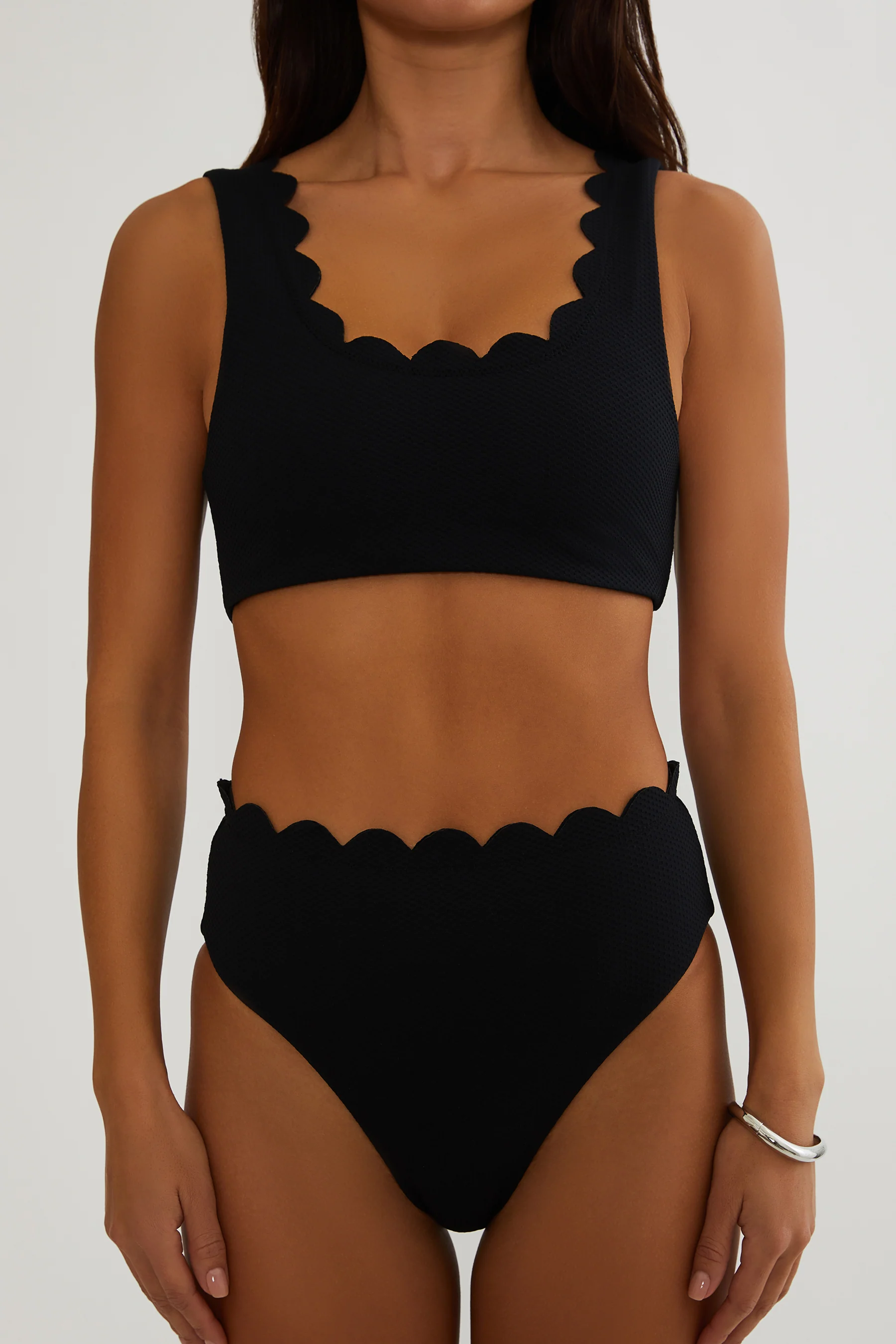 Madison Top Black Waffle - Image 4
