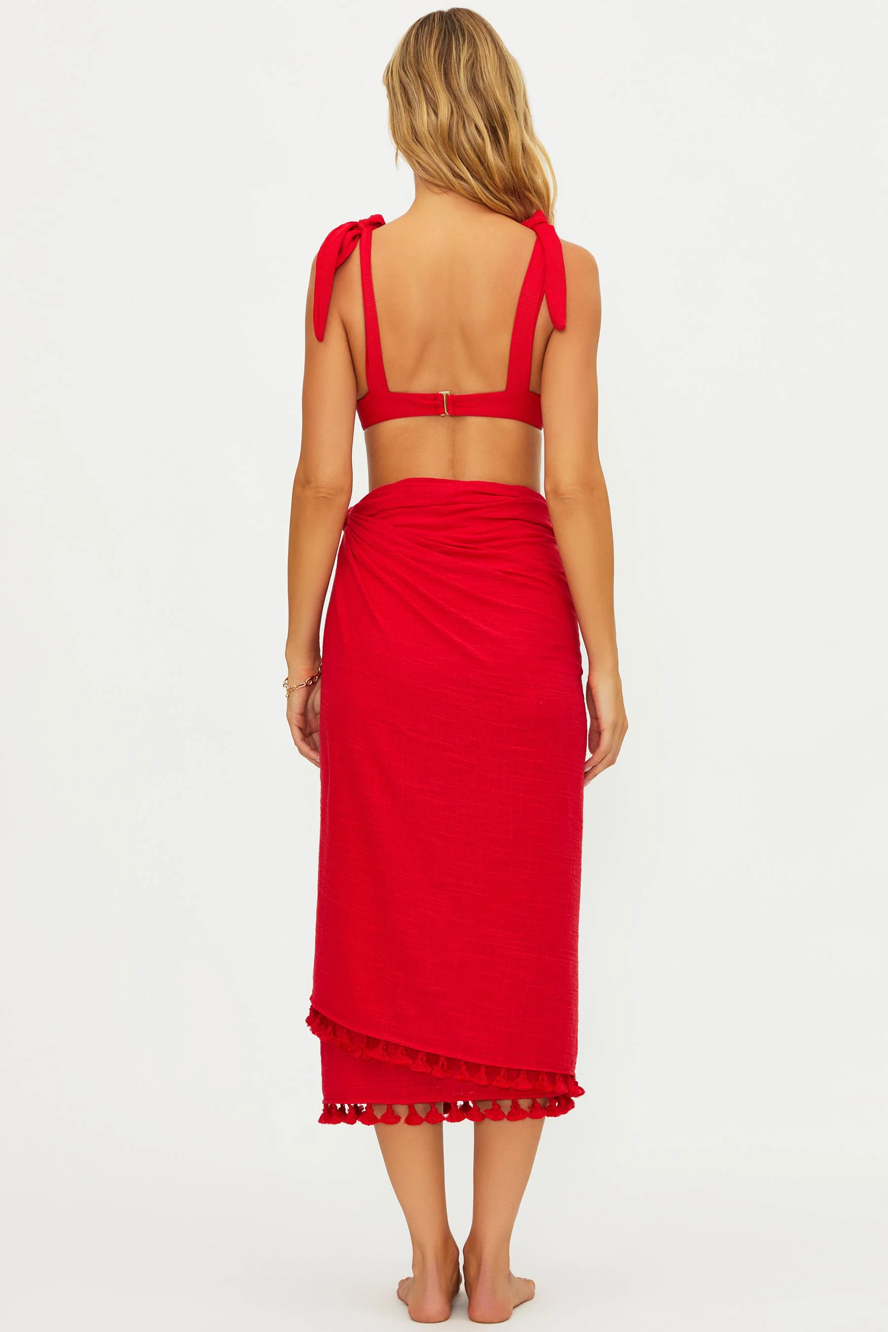 Sunny Sarong Red - Image 3