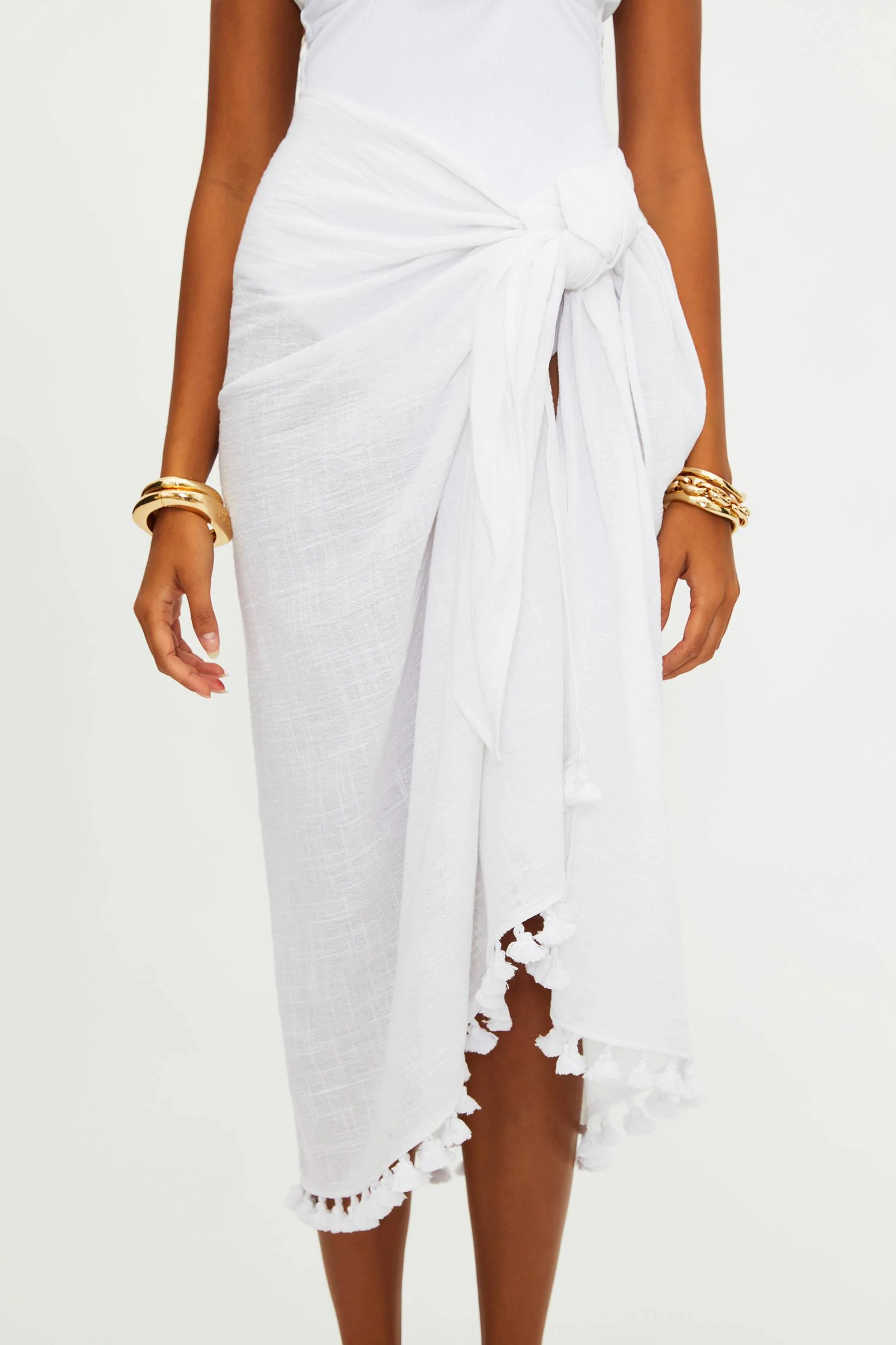 Sunny Sarong White - Image 4