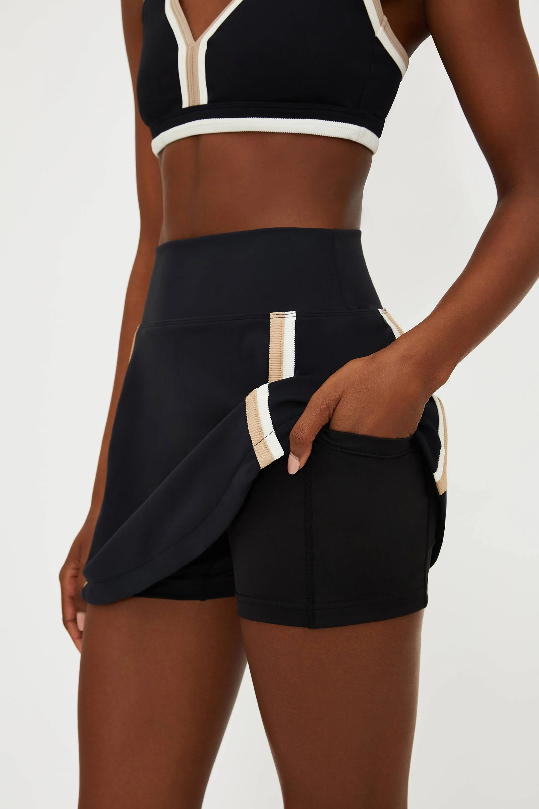 Thora Skirt Sandshell Colorblock - Image 5